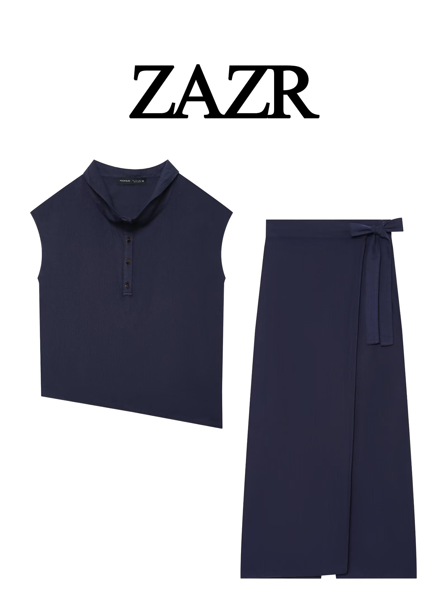 Summer Clothing Wraps - エレガントなノースリーブシャツとラップスカーフスタイルパンツセット、ファッショナブルな新作レディース服、ミッドウエストロングパンツ、夏のコーディネート