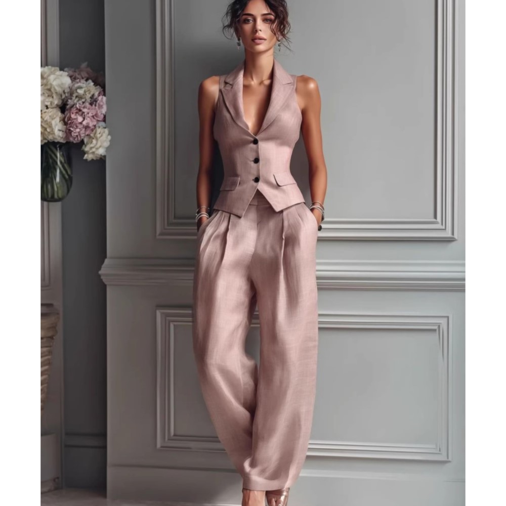 夏の新作ファッション シングルブレストノースリーブトップス＋ - Summer Zara のレビューと価格